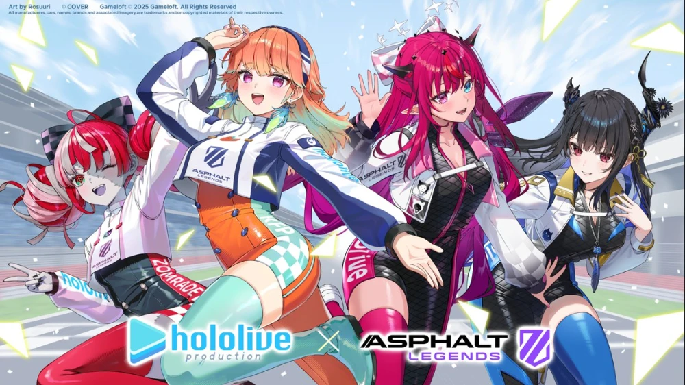 Asphalt Legends Kolaborasi dengan Hololive, Pemain Bisa Balapan Bareng VTuber Favorit